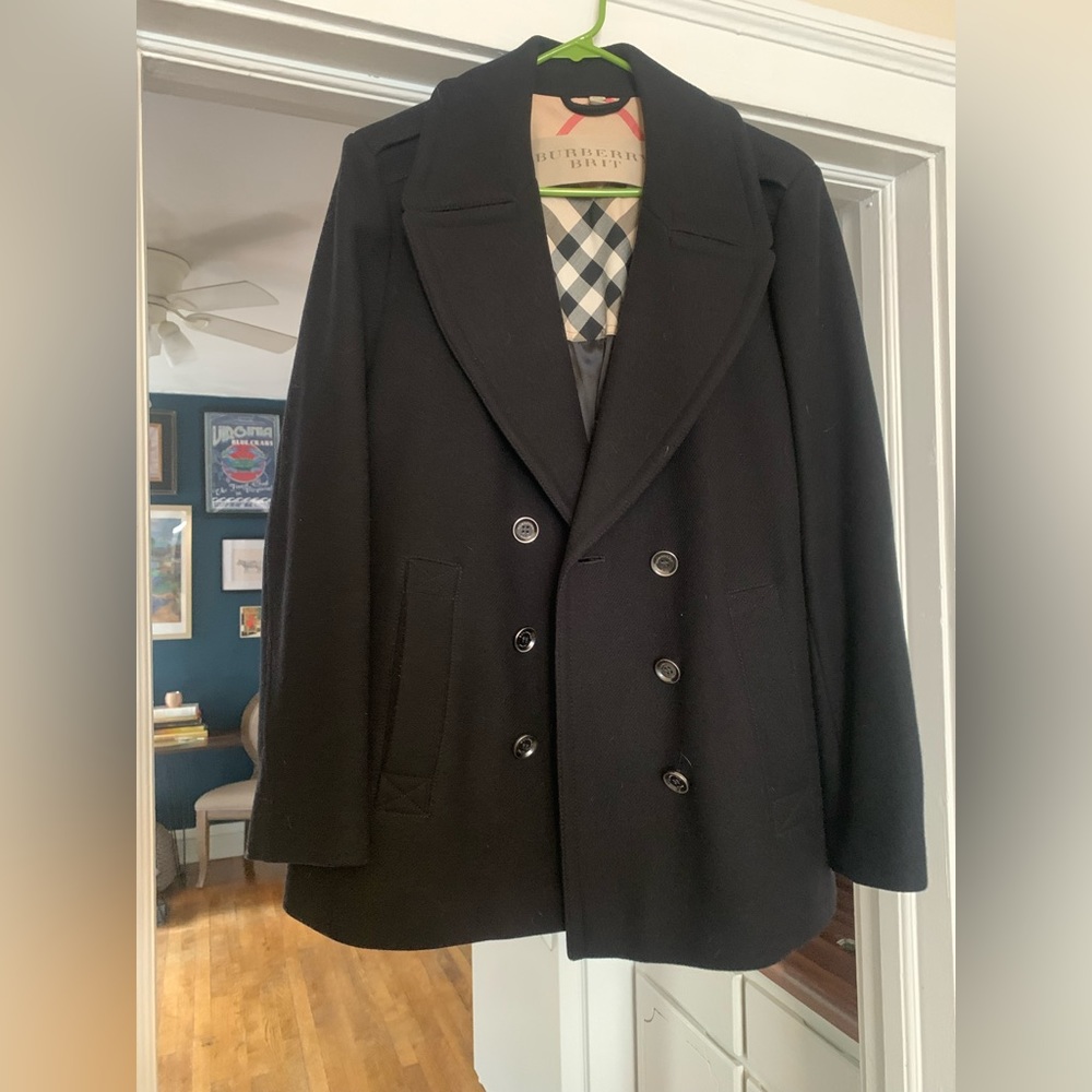 Authentic VTG Burberry Brit Peacoat